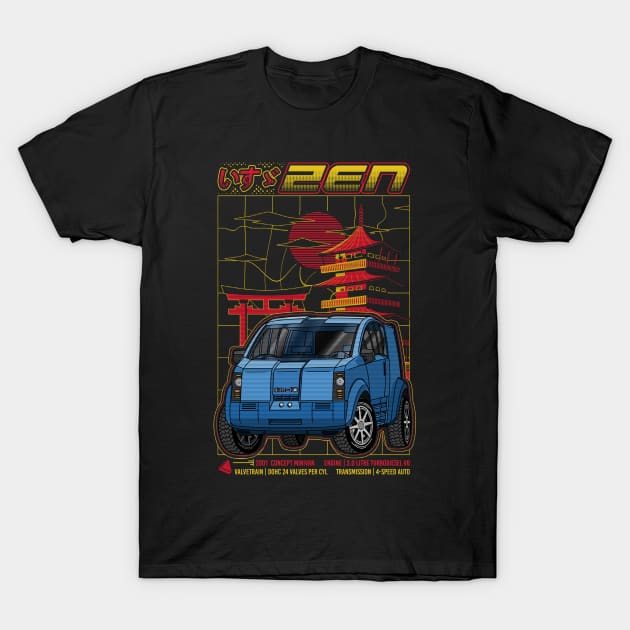 Nippon Minivan T-Shirt by Guyvit